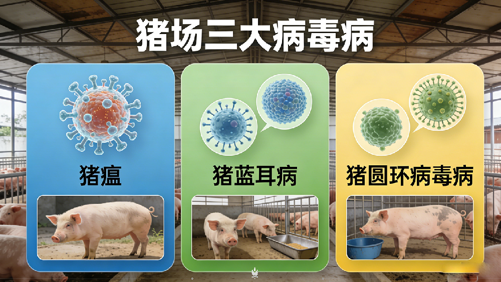 猪场三大病毒病咋鉴别防控？森澳达24年动保实力，教你守住盈利线